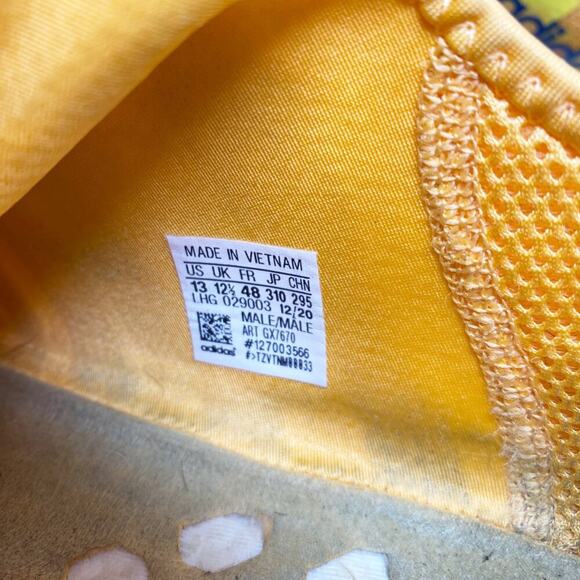 Adidas Yellow/Orange NMD R1 Casual Sneakers Lace Up Men's Size 13 EUC - Picture 8 of 9